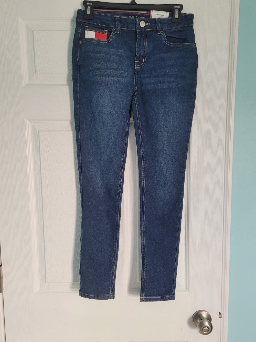 Tommy Hilfiger Size 14 Girls Mid Rise Skinny Jeggings